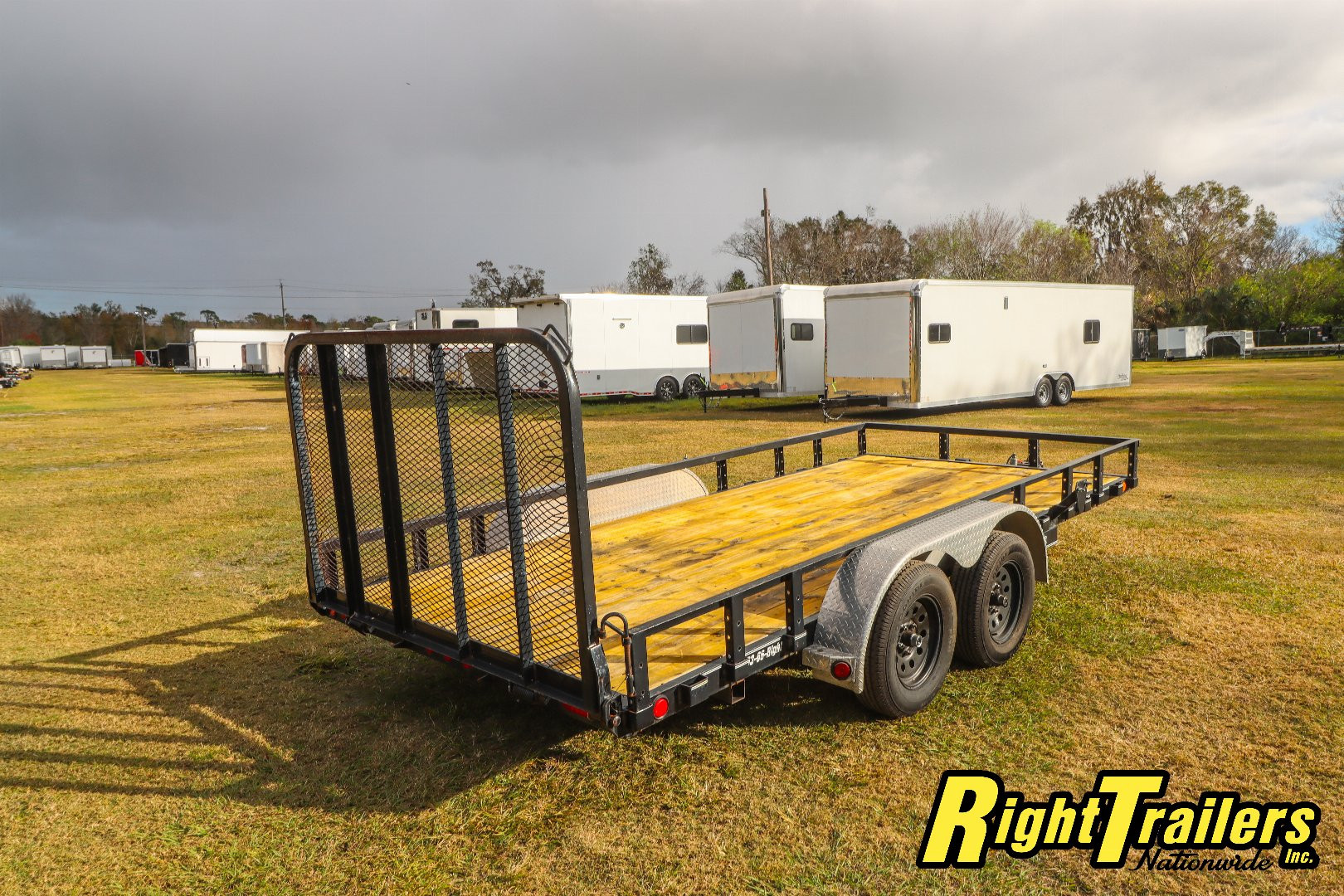 Used 2020 7X16 PJ Utility Trailer