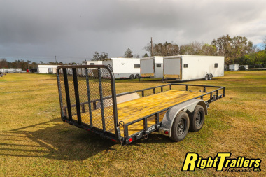 Used 2020 7X16 PJ Utility Trailer