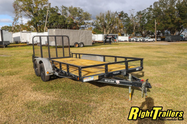 Used 2020 7X16 PJ Utility Trailer
