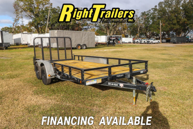 Used 2020 7X16 PJ Utility Trailer