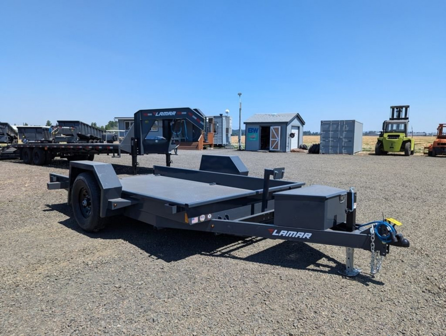 New 2024 Lamar Trailers Inc SH 12' x 79" Tilt Trailer