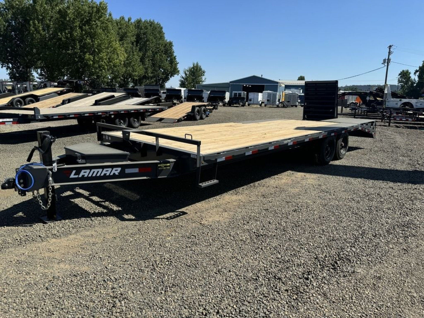 New 2024 Lamar Trailers Inc F8 102" X 24' 16k Deckover Trailer