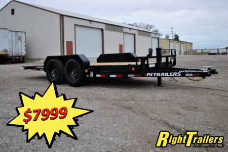 New 2025 7x16 PJ Trailers T6162 Car Hauler