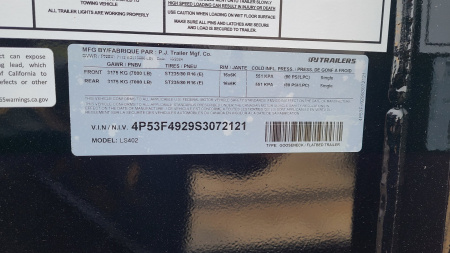 New 2025 8.5x40 PJ Gooseneck Equipment Trailer