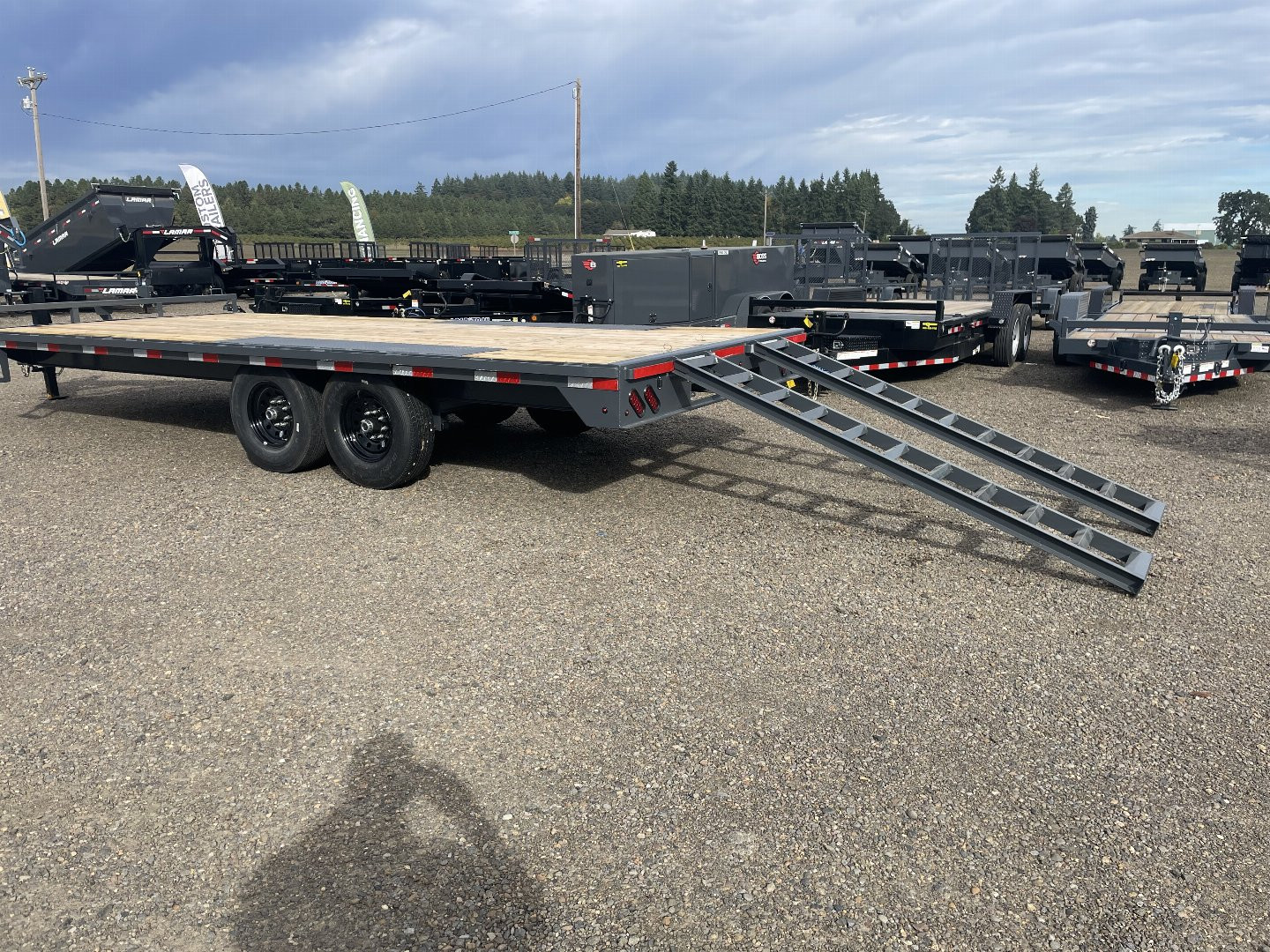 New 2024 Lamar Trailers Inc F8 102" x 24' 14K Flatbed Trailer