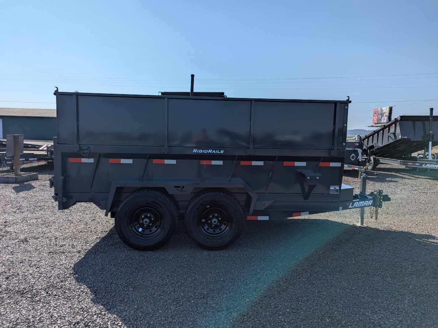 New 2026 LAMAR TRAILERS 77" x 12' -10K Dump Trailer 24" SIDES