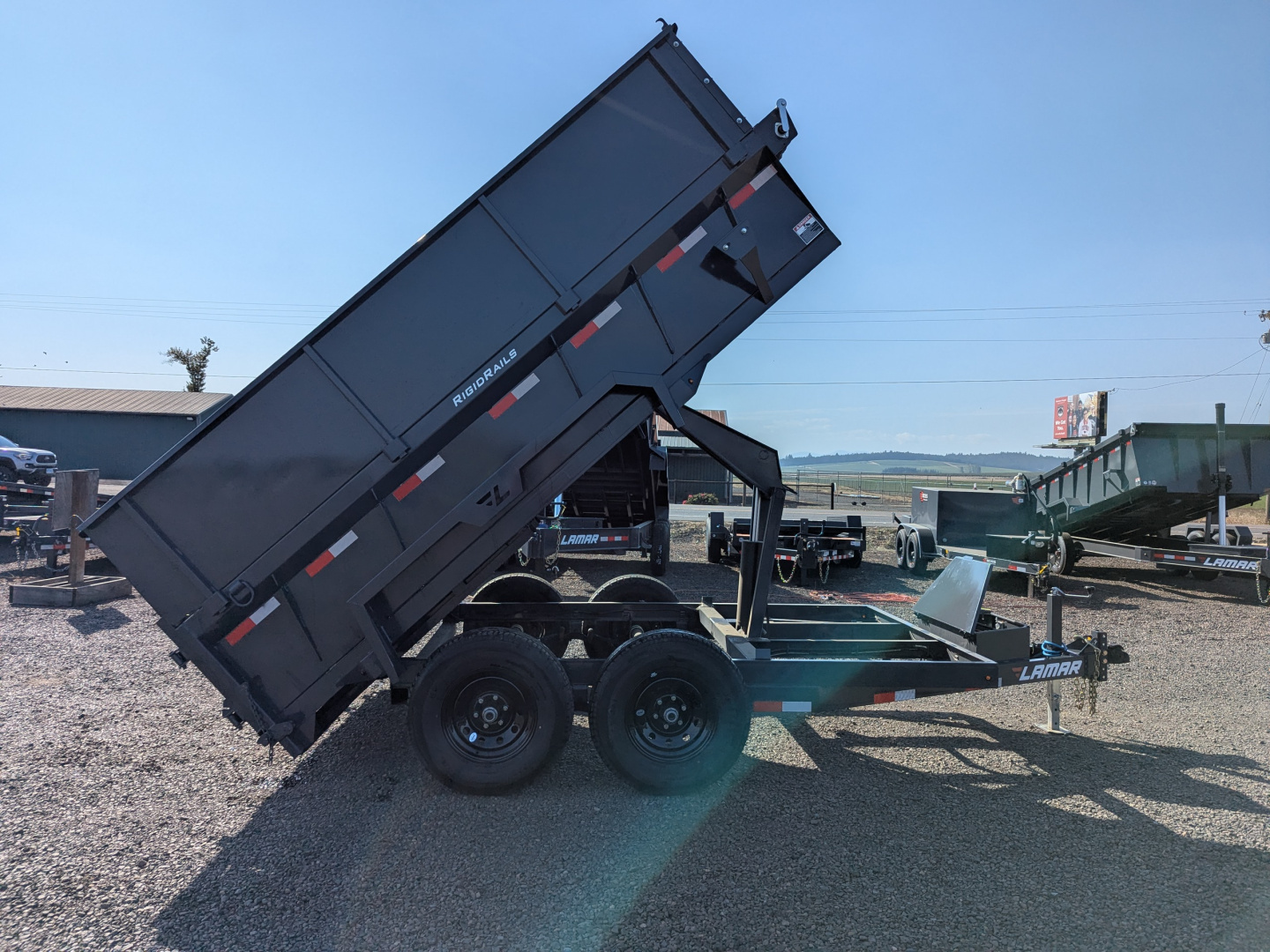 New 2026 LAMAR TRAILERS 77" x 12' -10K Dump Trailer 24" SIDES