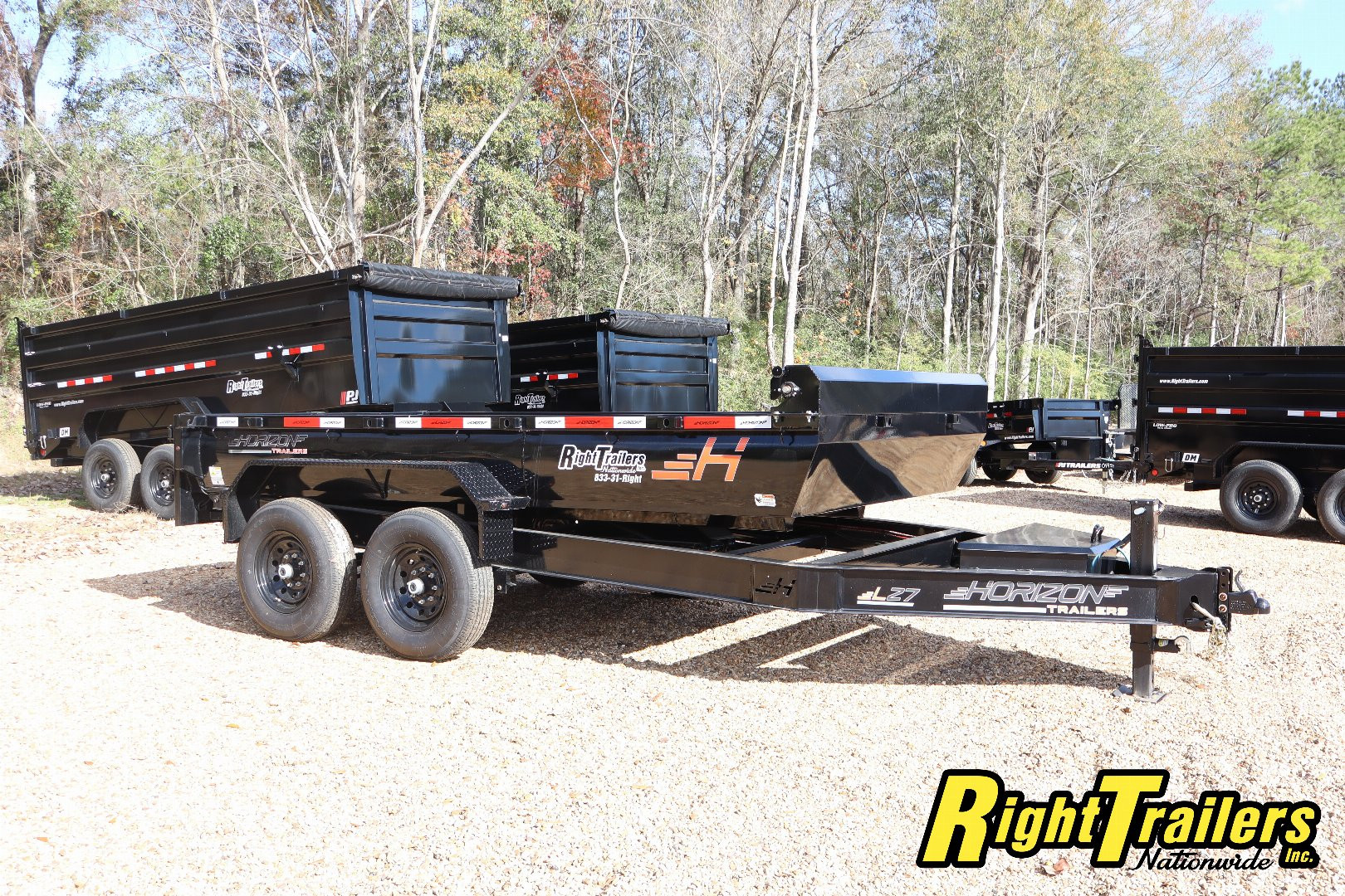 New 2024 7X14 Horizon Dump Trailer