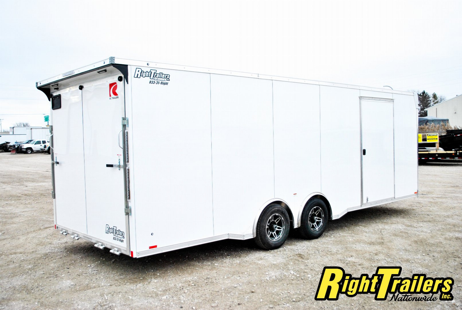 New 2025 8.5X24 RC Race Trailer