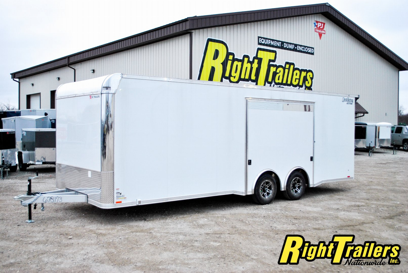 New 2025 8.5X24 RC Race Trailer