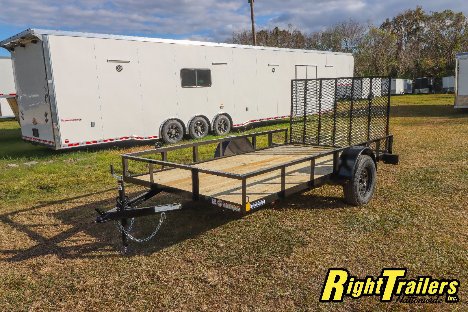New 2025 6X12 Triple Crown Utility Trailer