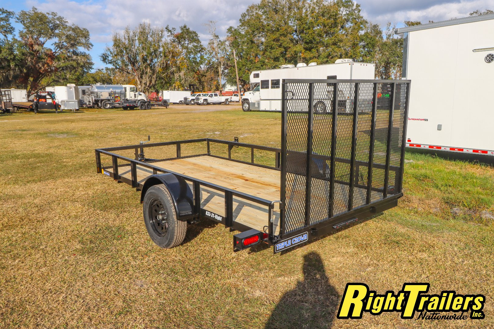 New 2025 6X12 Triple Crown Utility Trailer