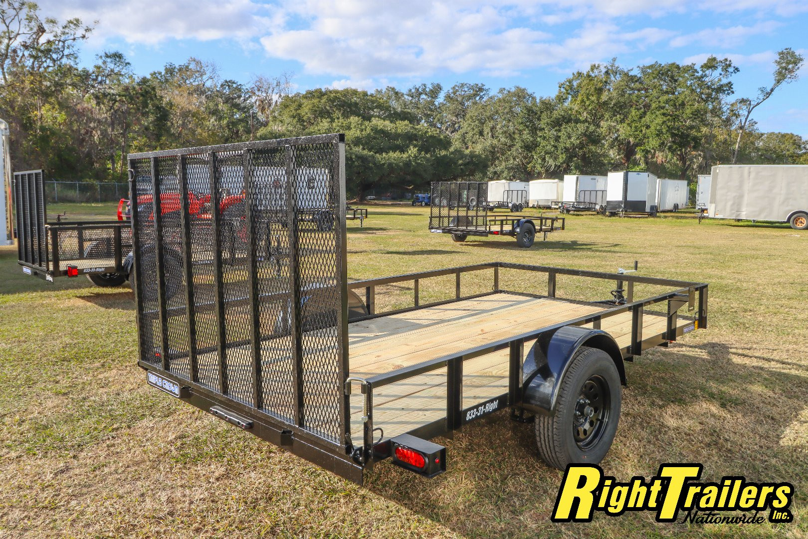 New 2025 6X12 Triple Crown Utility Trailer