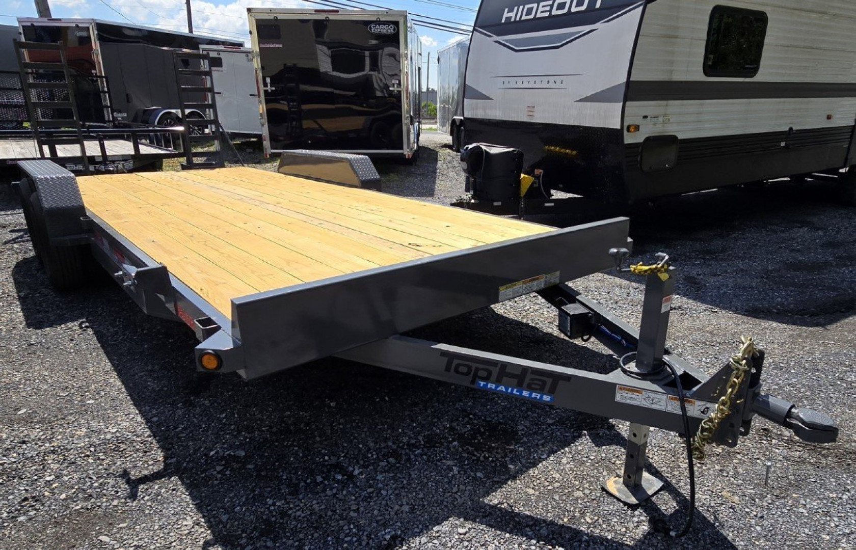 New 2025 Top Hat Trailers 7X20 Equipment Trailer