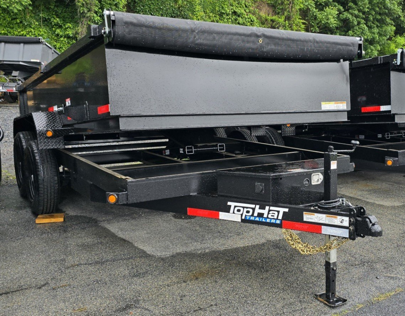 New 2025 Top Hat Trailers 7X14 Dump Trailer