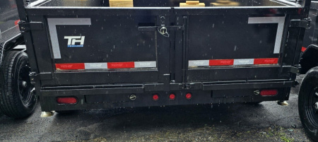New 2025 Top Hat Trailers 7X14 Dump Trailer