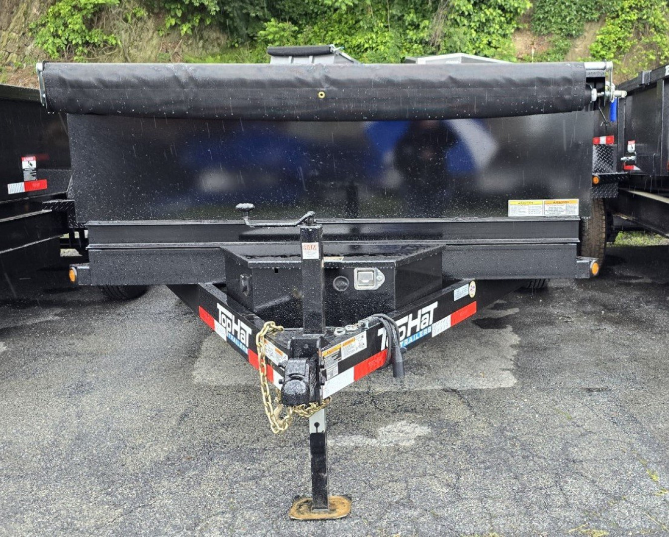 New 2025 Top Hat Trailers 7X14 Dump Trailer