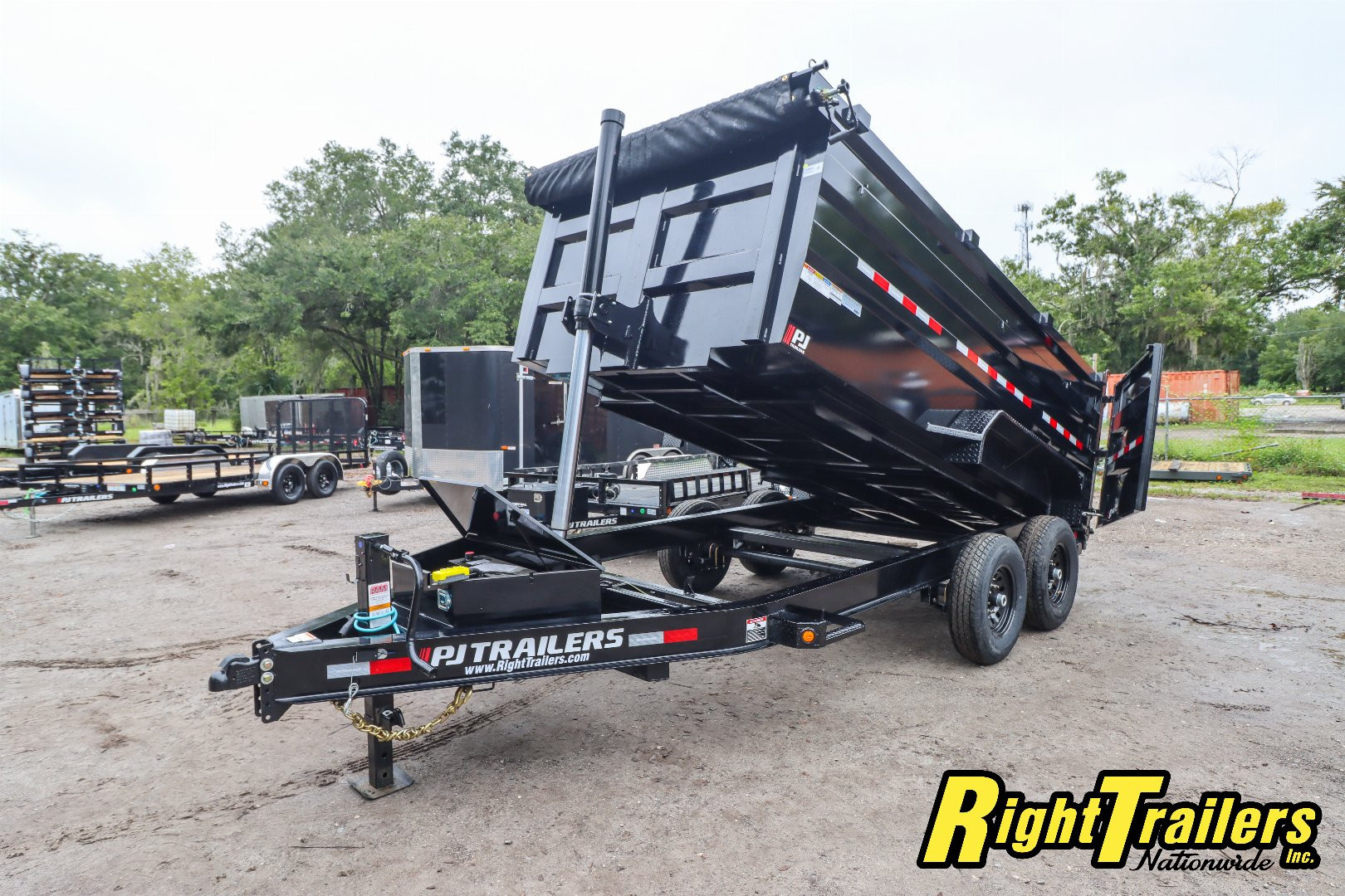 New 2025 7x14 PJ Dump Trailer