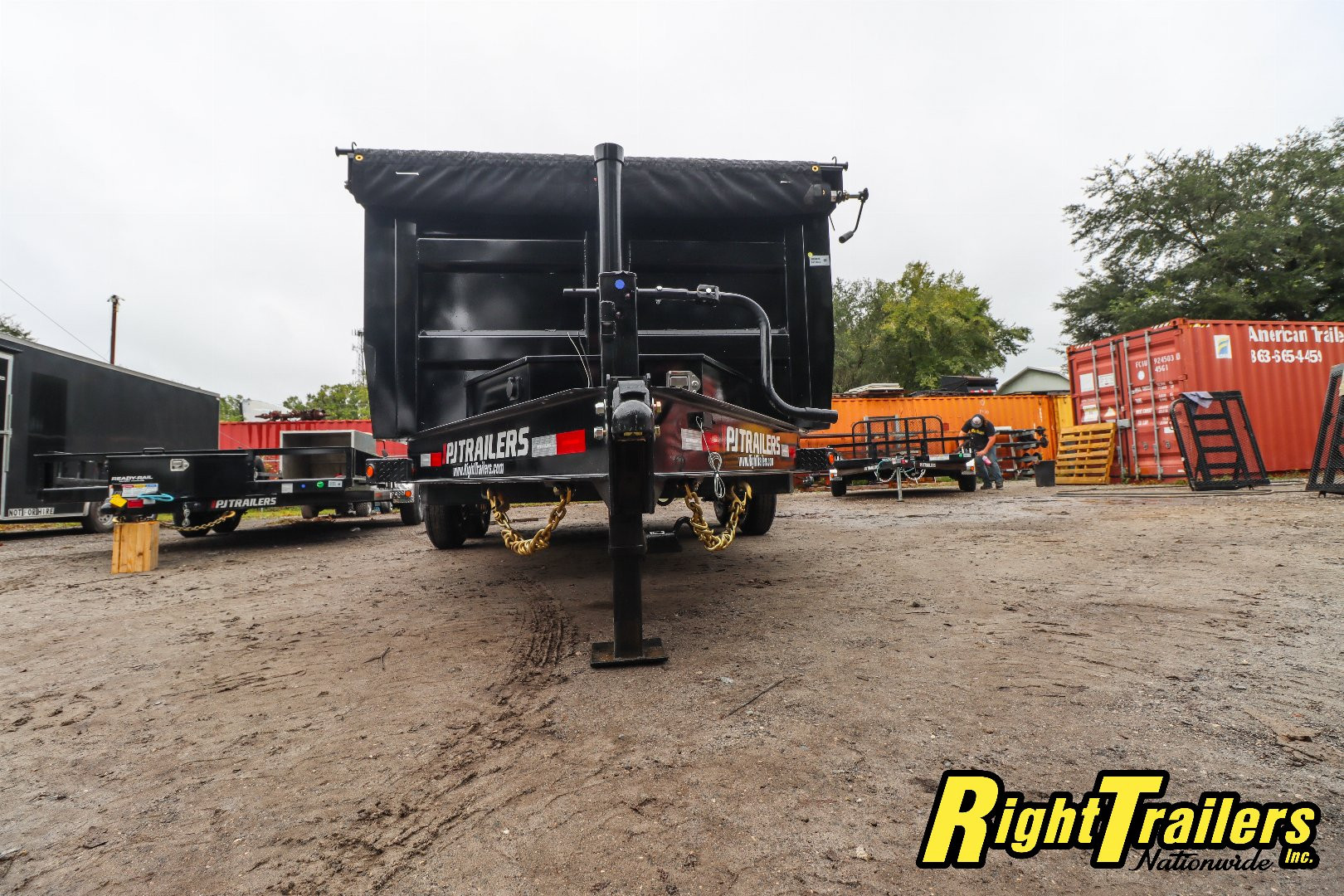 New 2025 7x14 PJ Dump Trailer