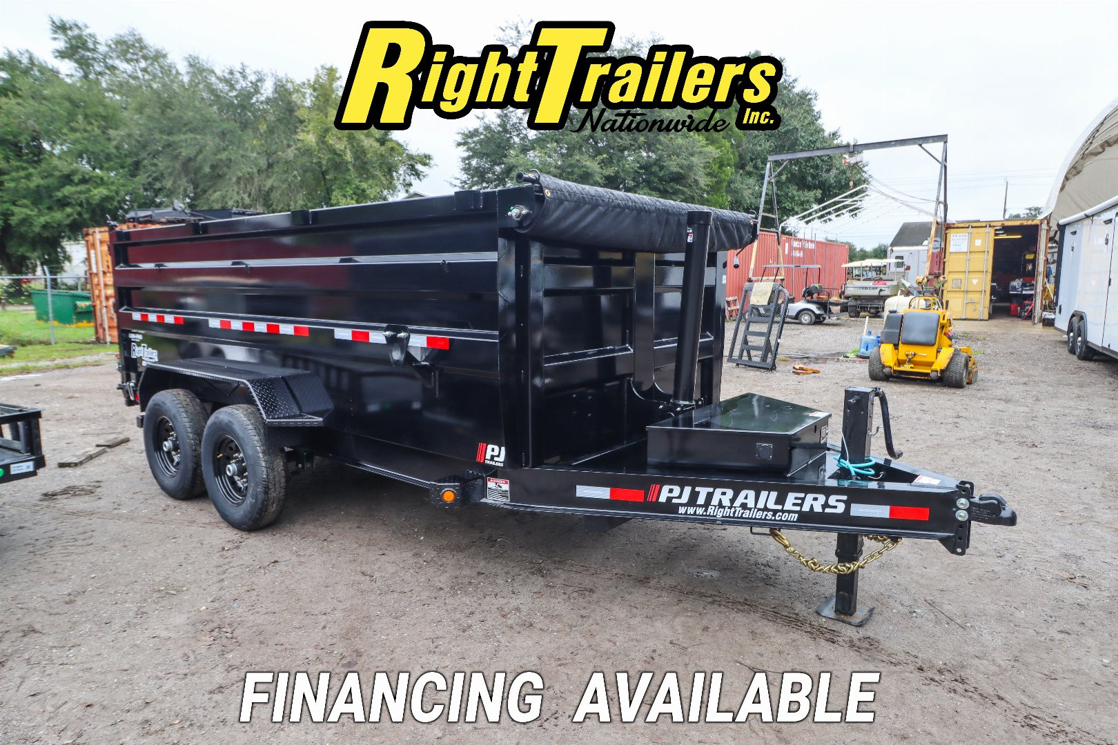 New 2025 7x14 PJ Dump Trailer
