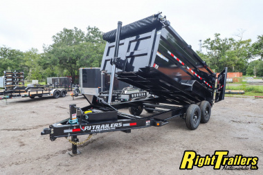 New 2025 7x14 PJ Dump Trailer