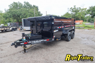 New 2025 7x14 PJ Dump Trailer
