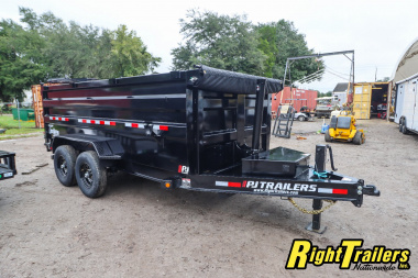 New 2025 7x14 PJ Dump Trailer