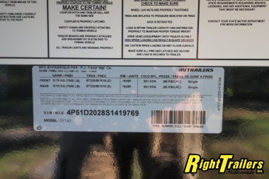 New 2025 7x14 PJ Dump Trailer