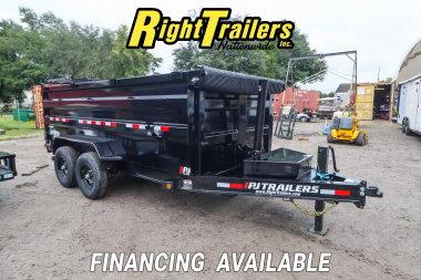 New 2025 7x14 PJ Dump Trailer