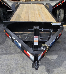 New 2025 Top Hat Trailers 7X22 Equipment Trailer W/JUMBO RAMPS