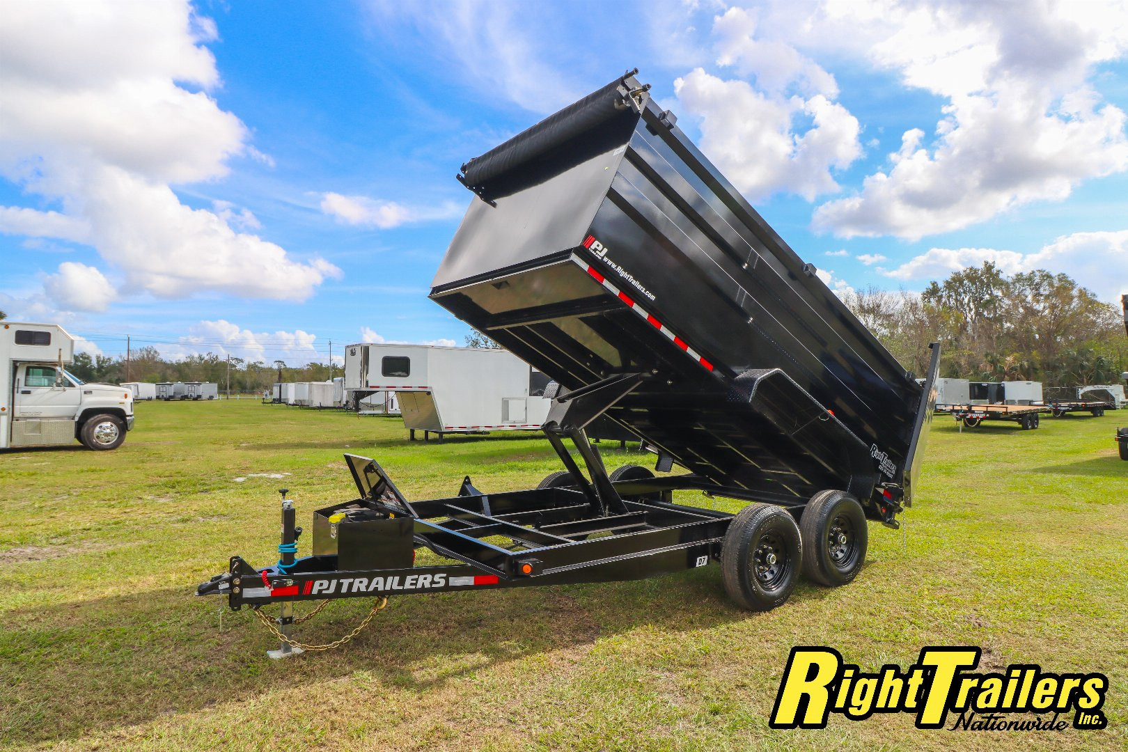 New 2025 7X14 PJ Dump Trailer