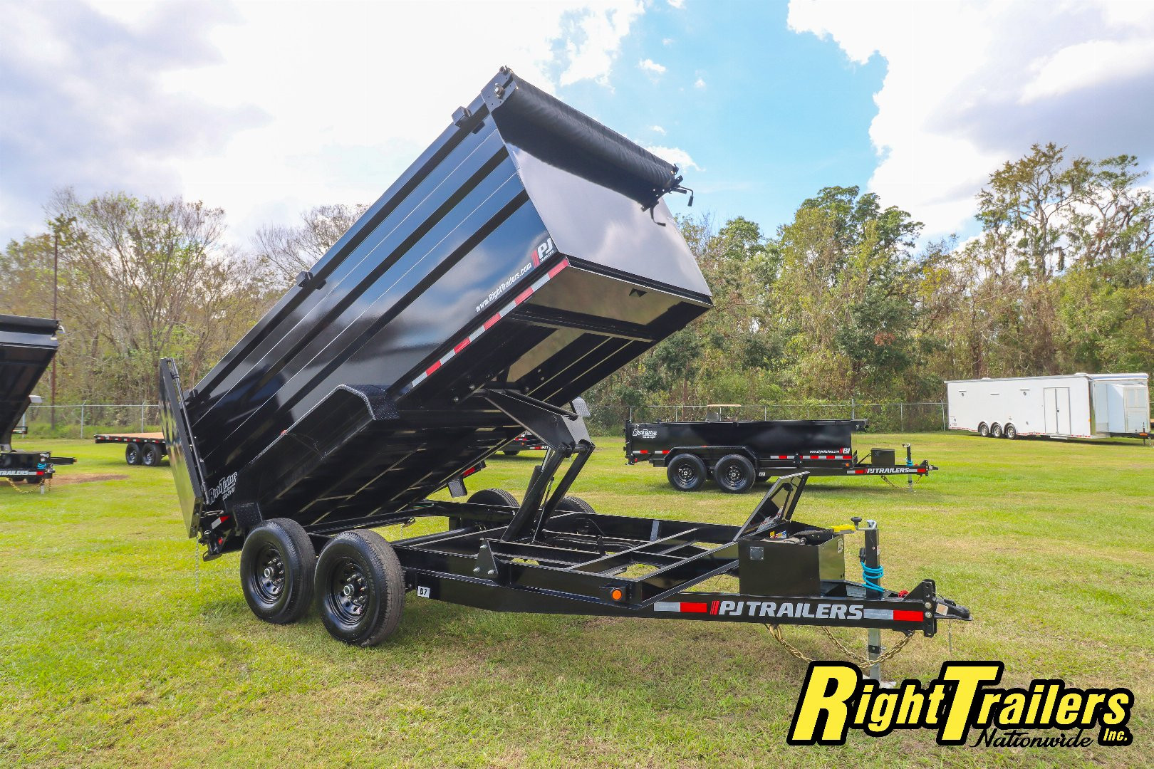 New 2025 7X14 PJ Dump Trailer