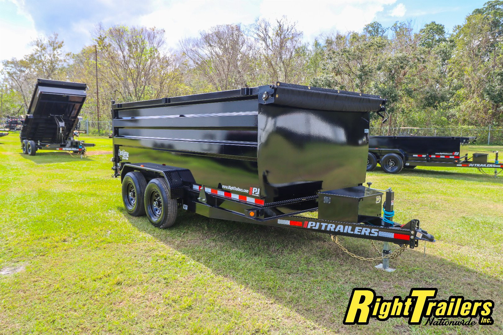New 2025 7X14 PJ Dump Trailer