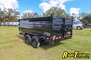 New 2025 7X14 PJ Dump Trailer
