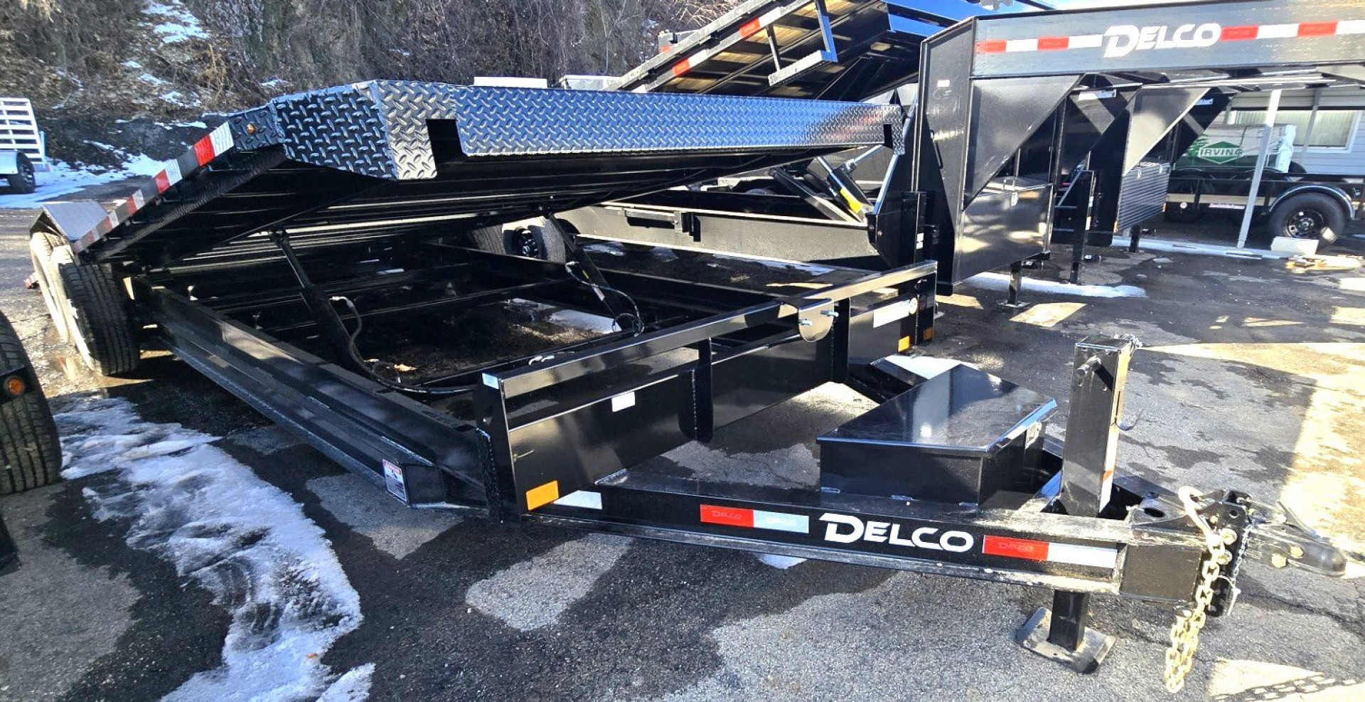 New 2025 Delco Trailers 24X102 POWER TILT Equipment Trailer