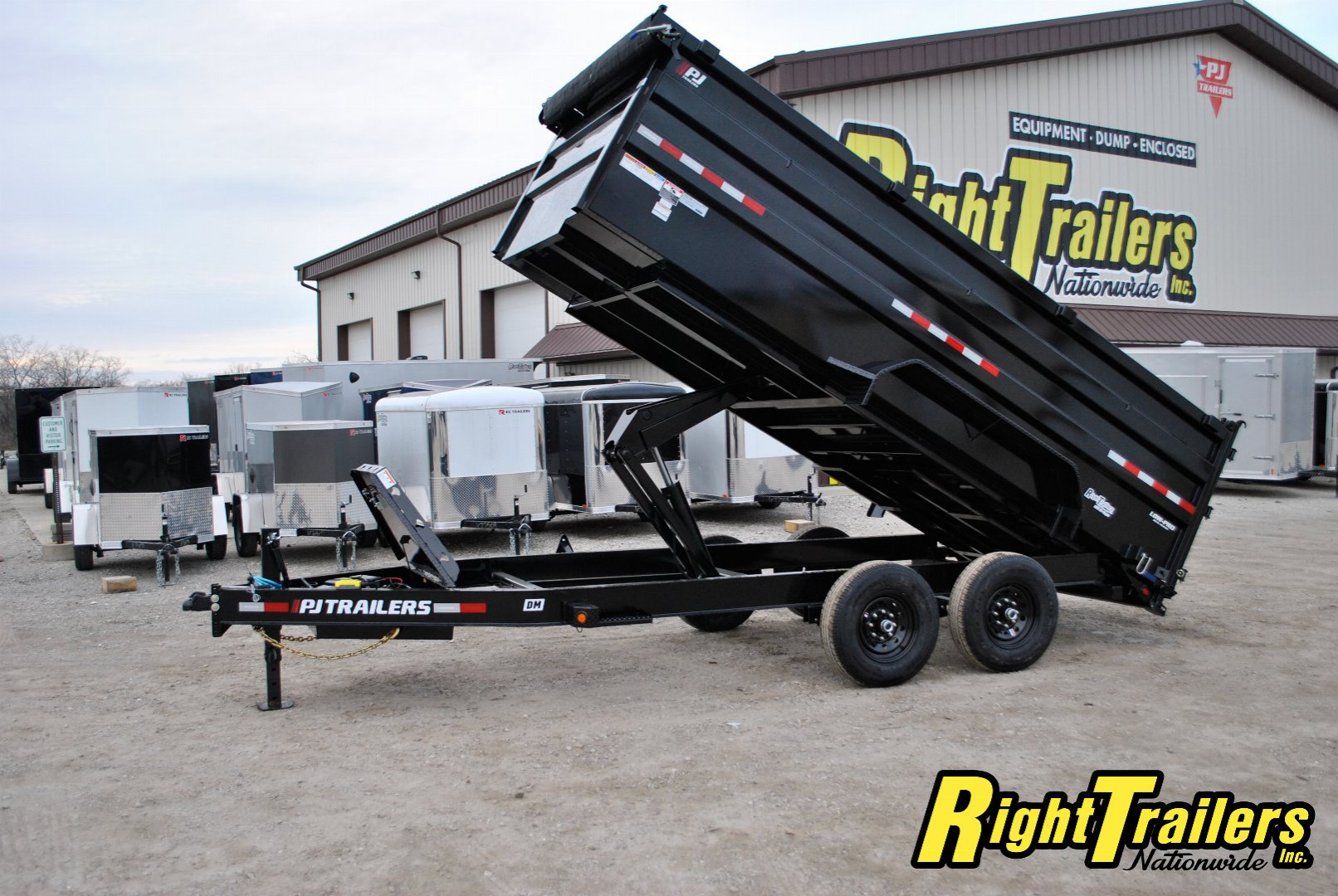 New 2025 7X16 PJ DUMP TRAILER
