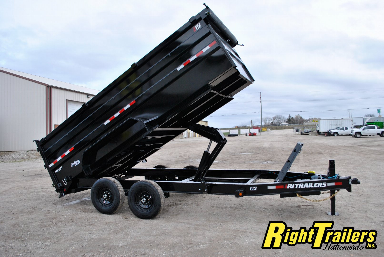 New 2025 7X16 PJ DUMP TRAILER