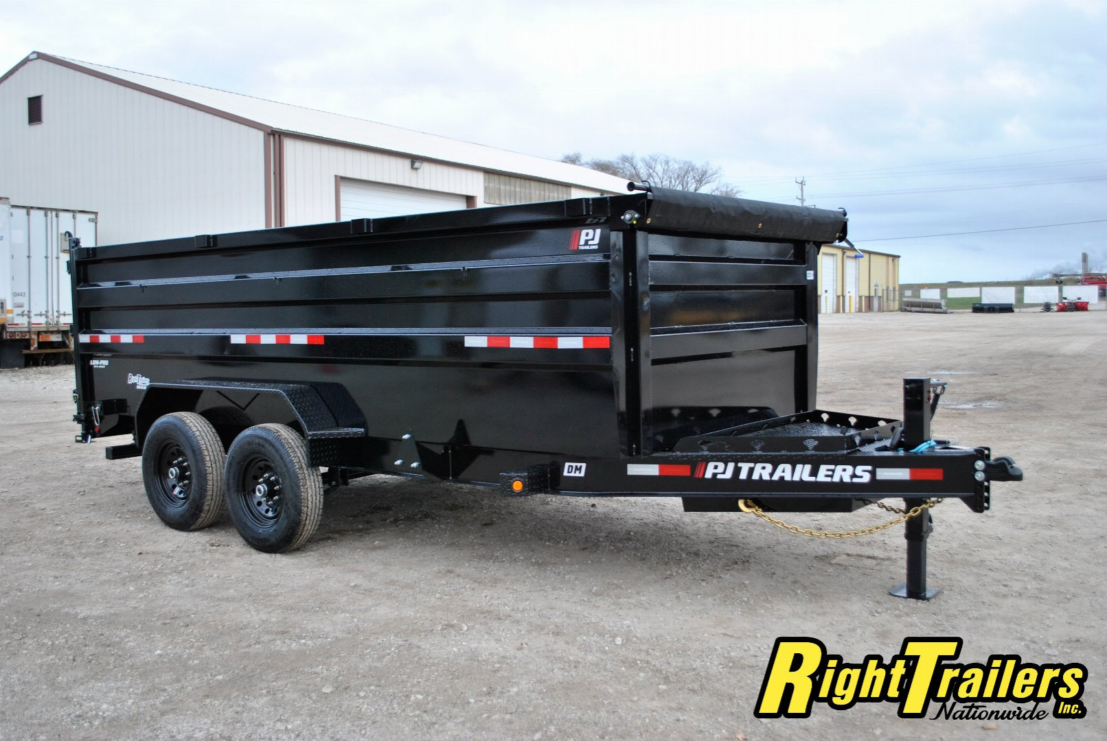 New 2025 7X16 PJ DUMP TRAILER