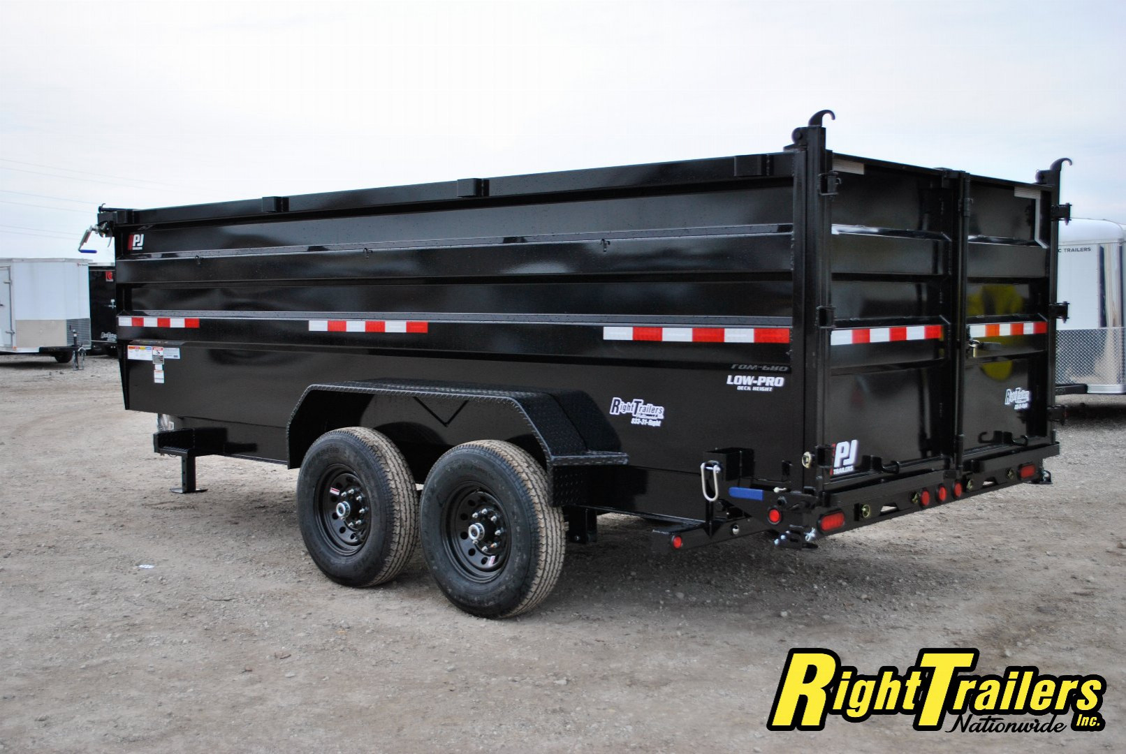 New 2025 7X16 PJ DUMP TRAILER
