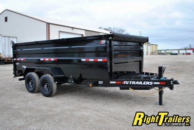 New 2025 7X16 PJ DUMP TRAILER