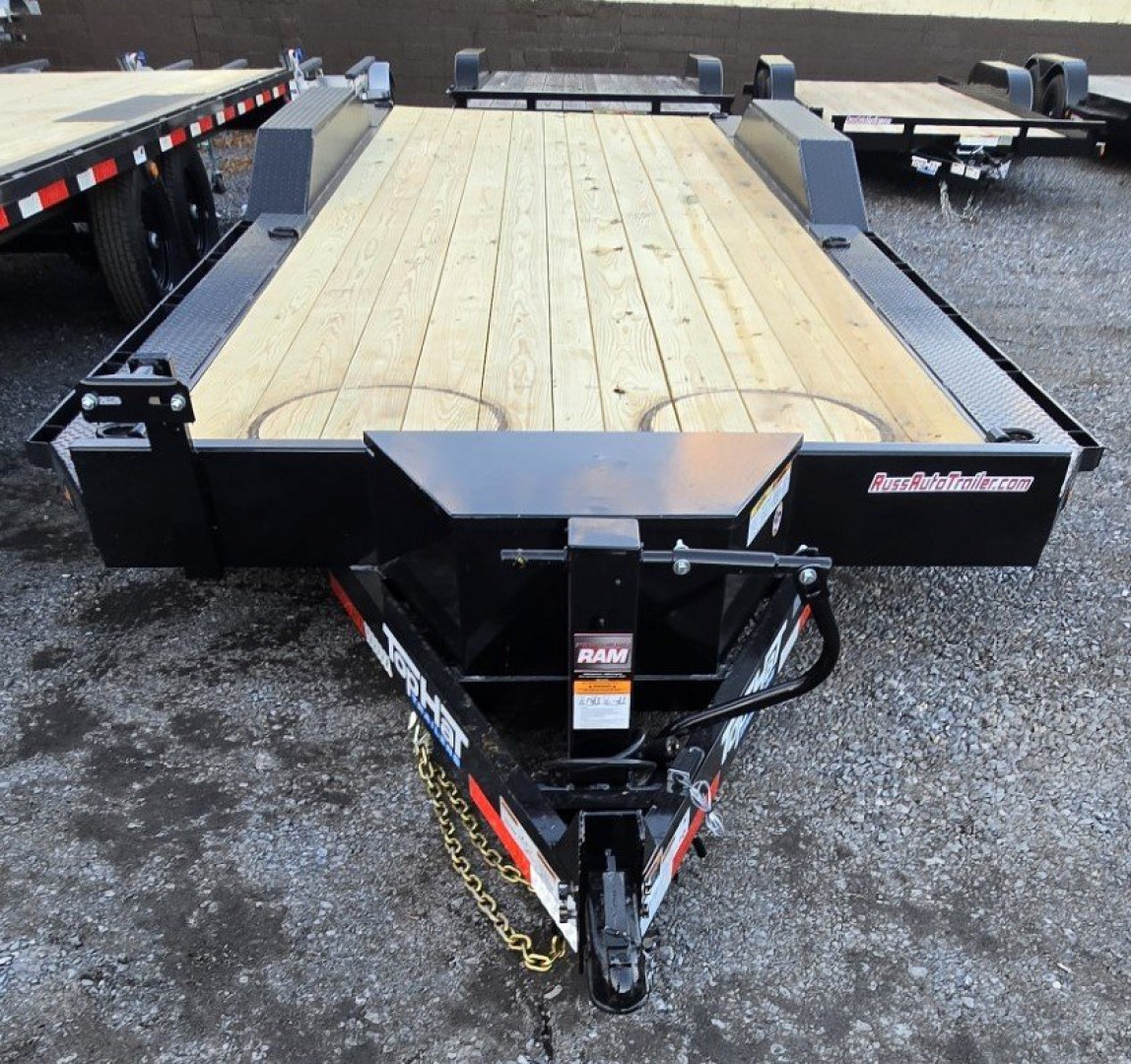 New 2025 Top Hat Trailers 22X102 Equipment Trailer DRIVE OVER FENDERS