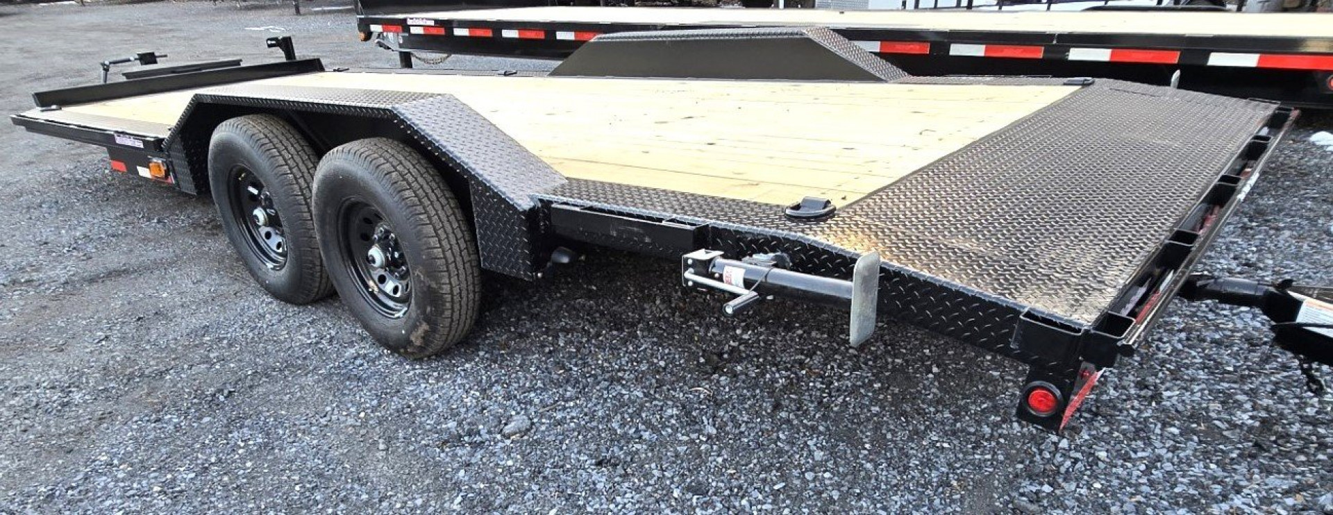 New 2025 Top Hat Trailers 22X102 Equipment Trailer DRIVE OVER FENDERS