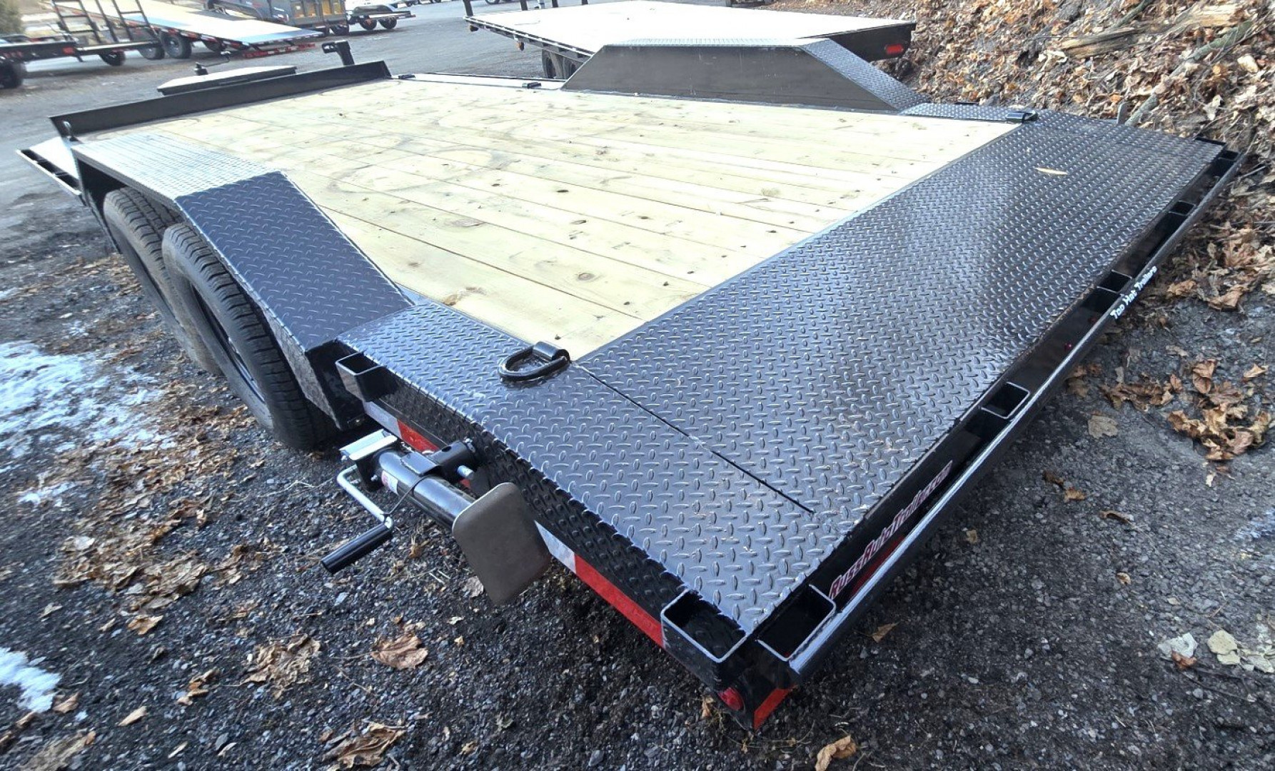 New 2025 Top Hat Trailers 20X102 Equipment Trailer DRIVE OVER FENDERS