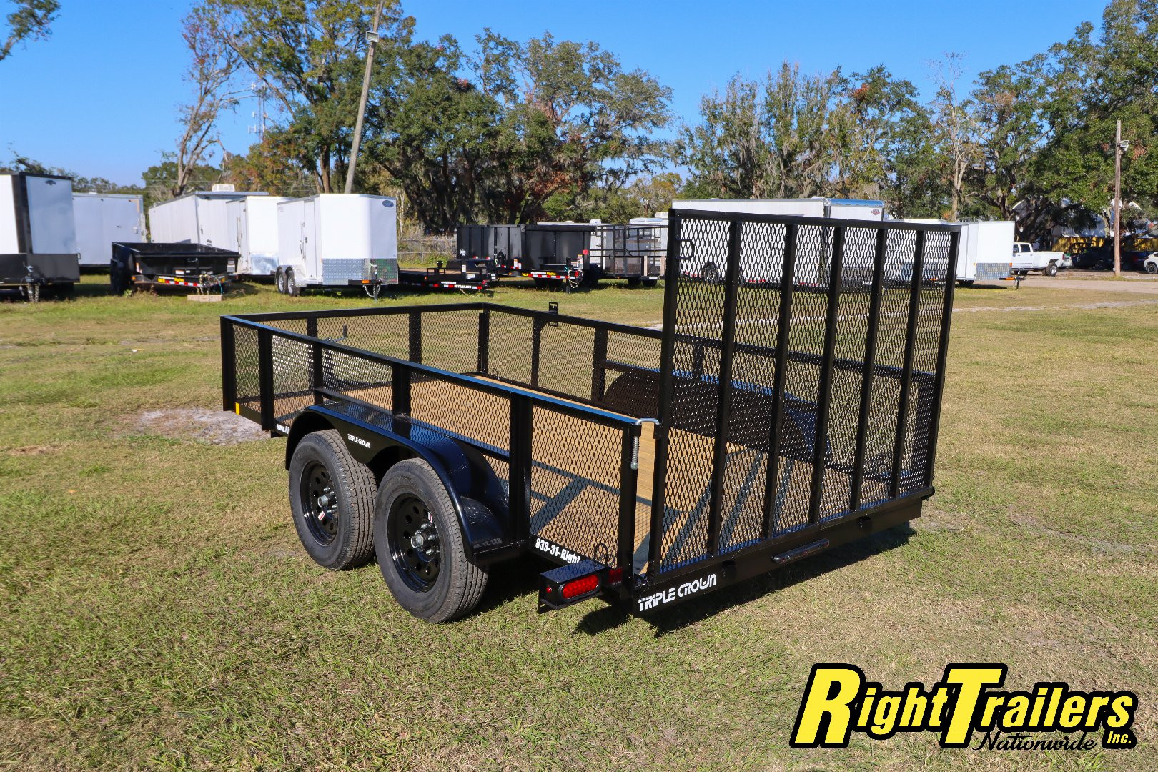 New 2025 6X12 Triple Crown Utility Trailer
