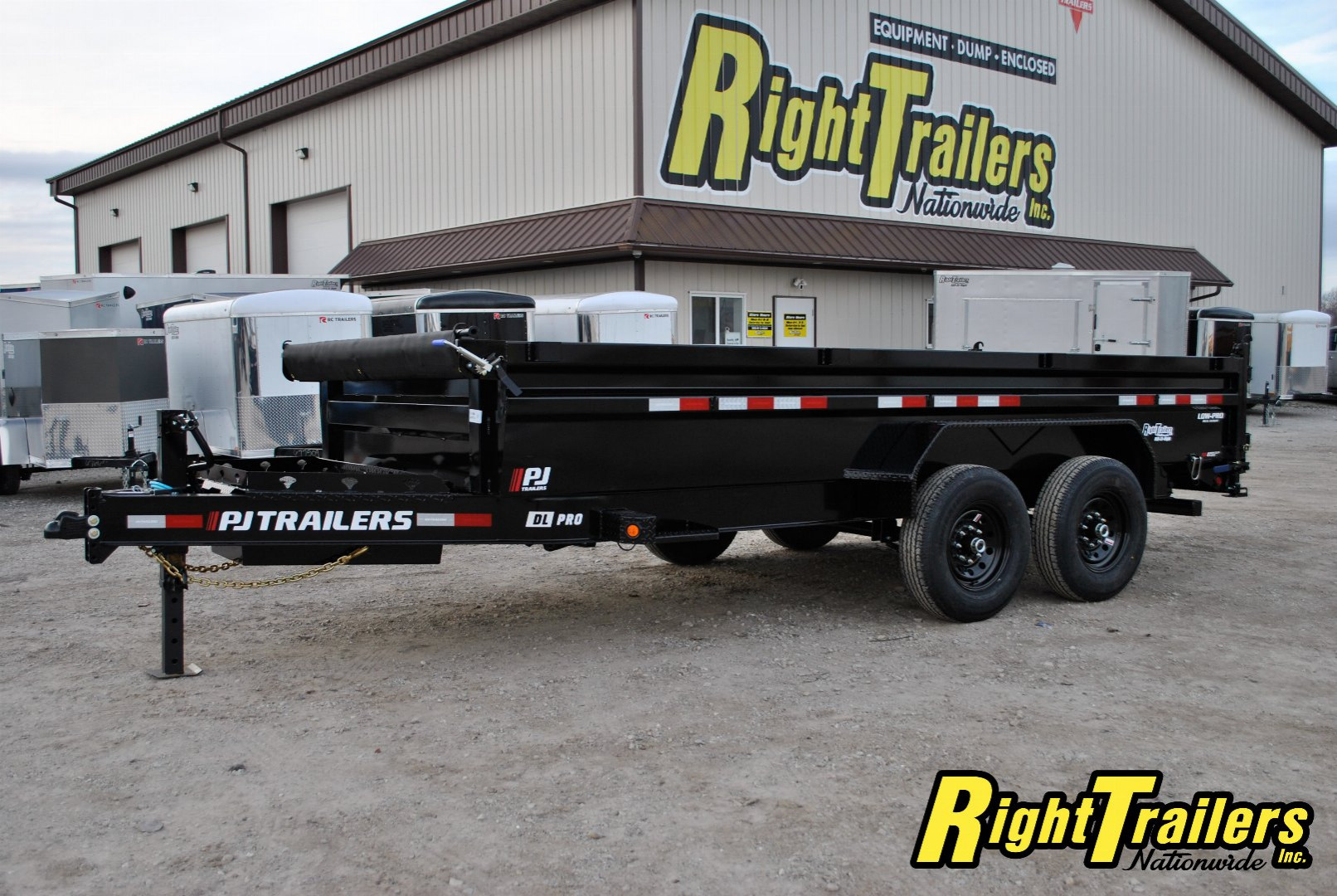 New 2025 7X16 PJ DUMP TRAILER