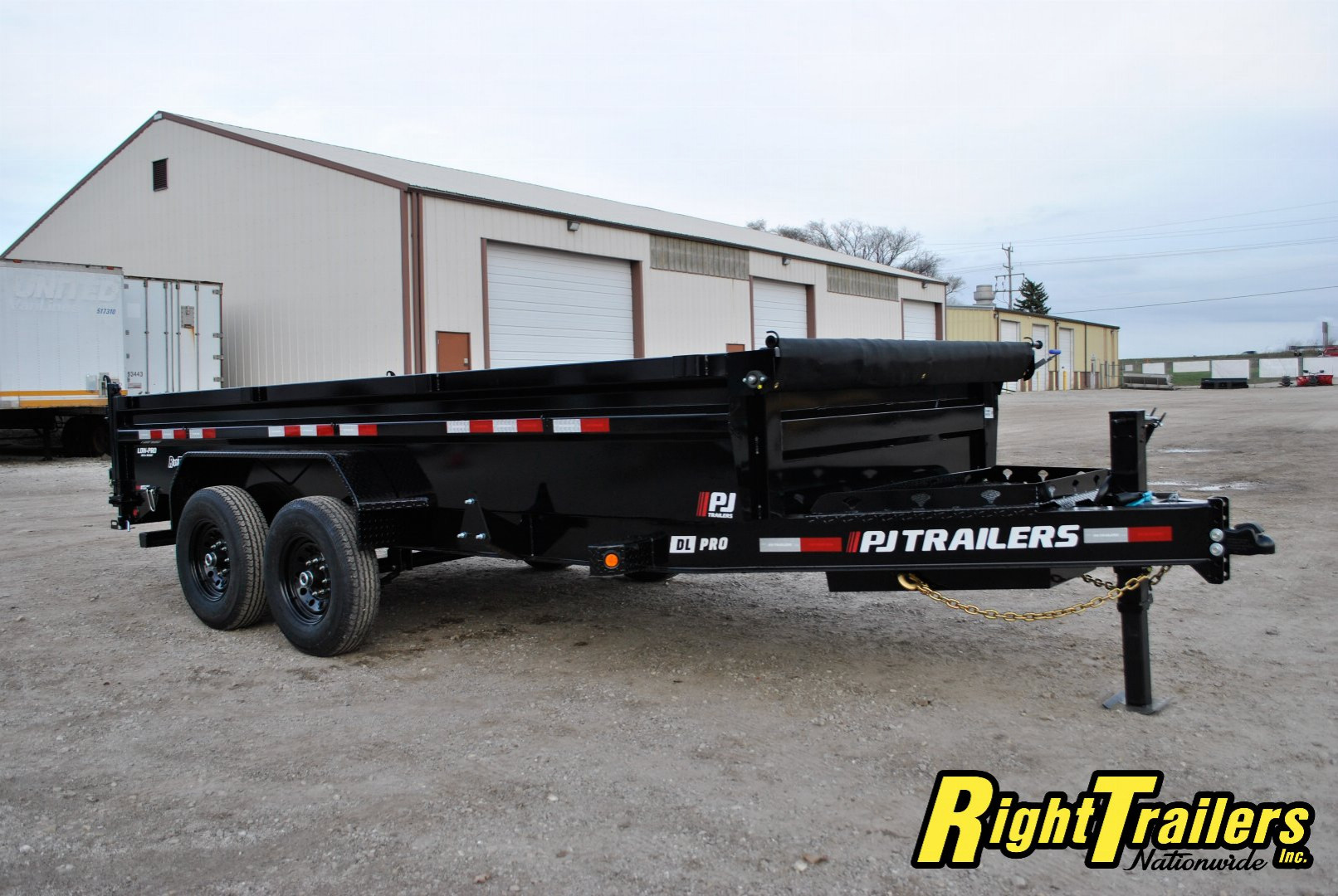 New 2025 7X16 PJ DUMP TRAILER
