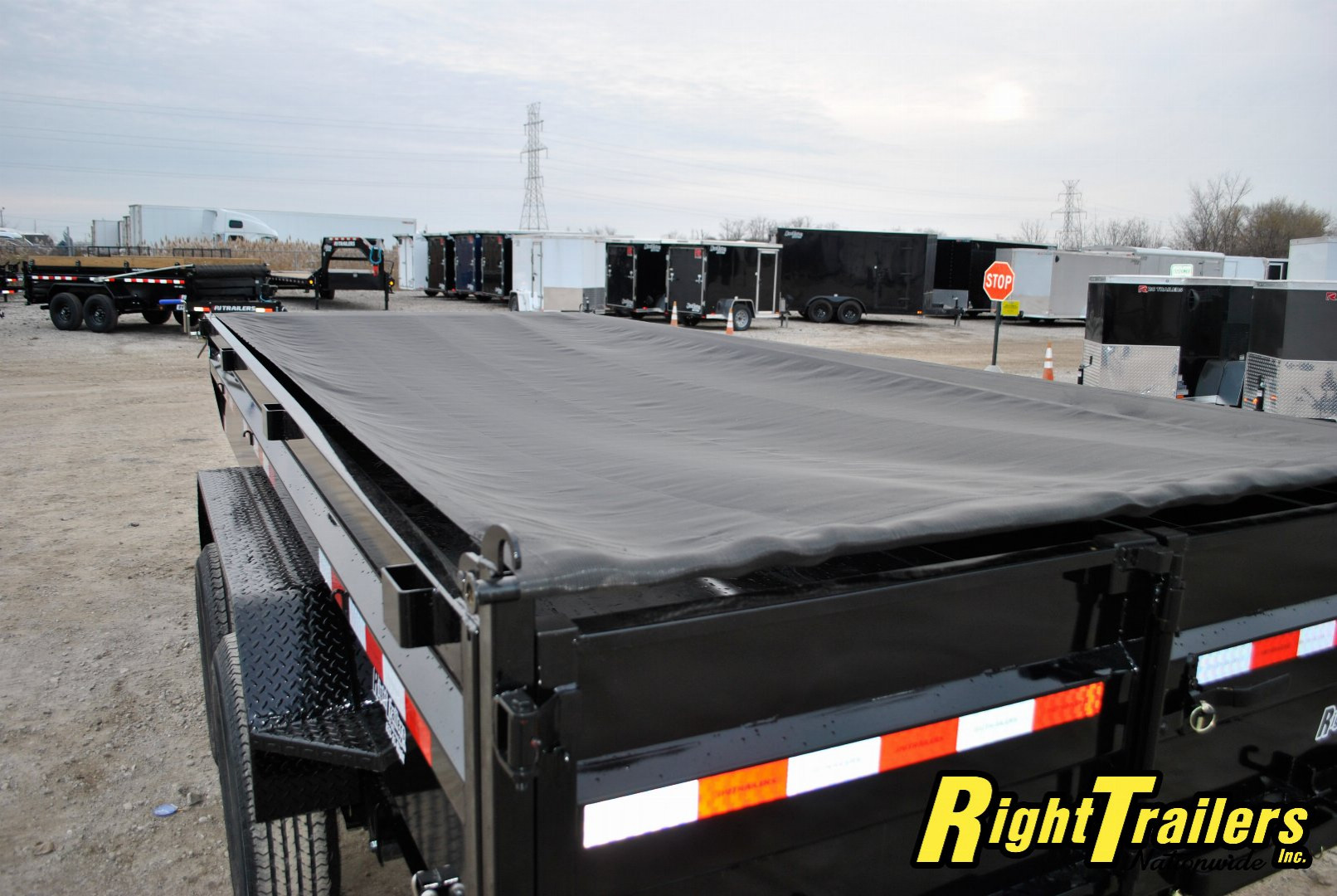 New 2025 7X16 PJ DUMP TRAILER