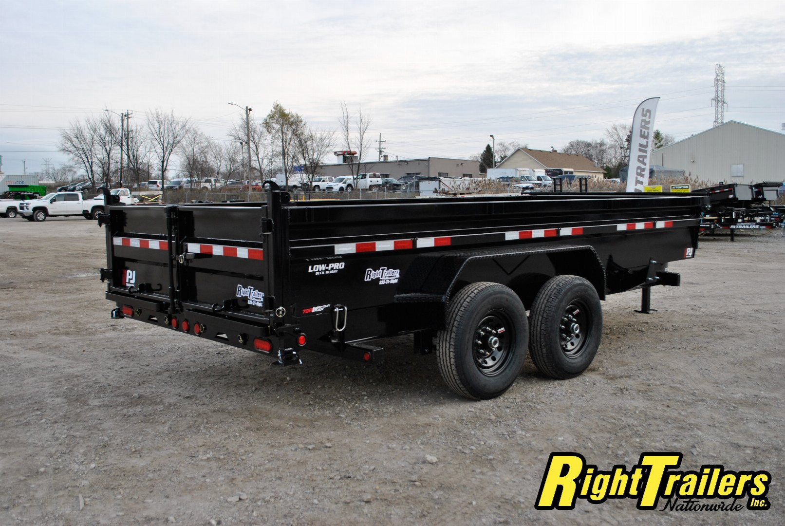 New 2025 7X16 PJ DUMP TRAILER