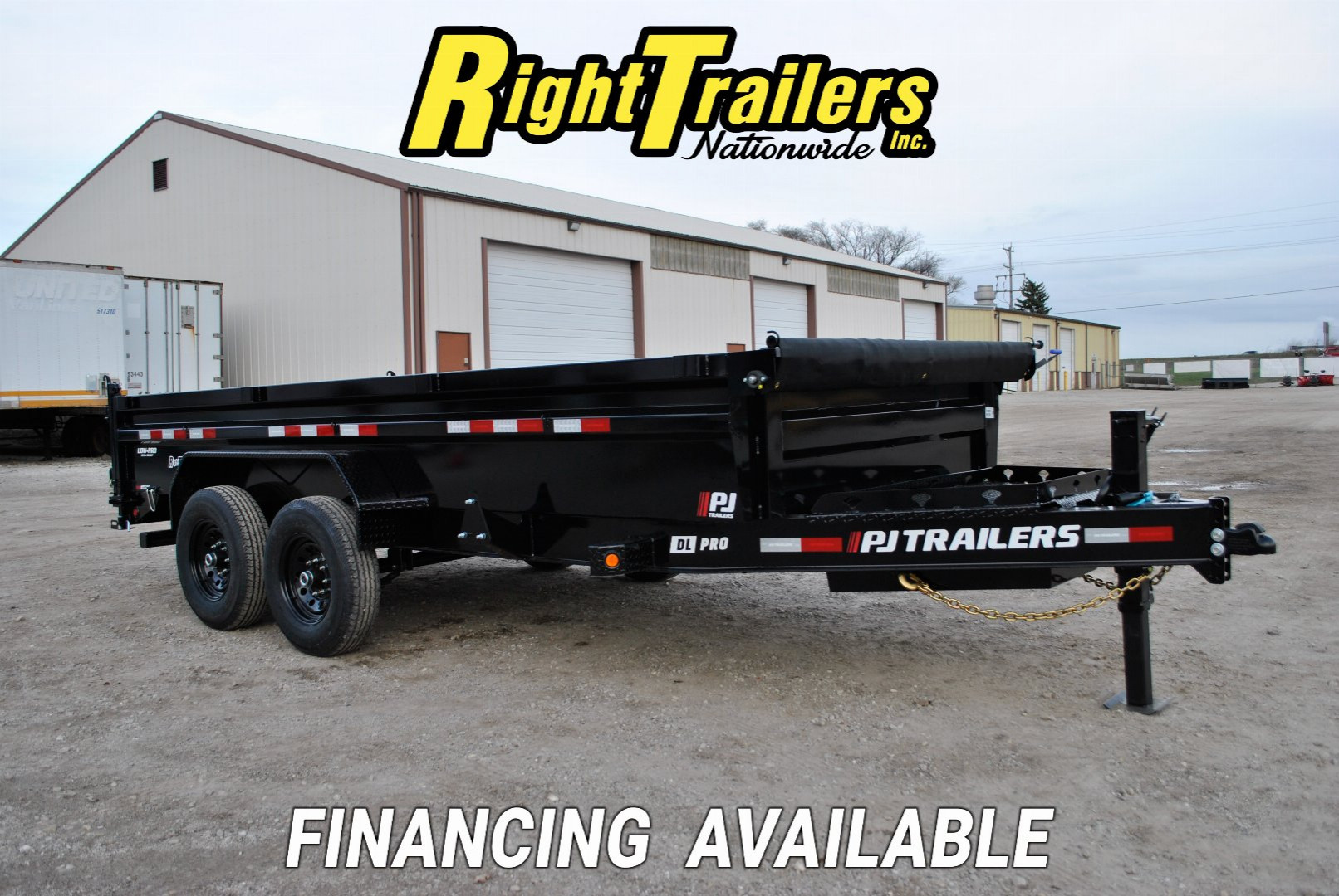 New 2025 7X16 PJ DUMP TRAILER