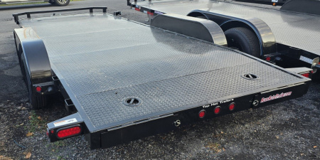 New 2025 Top Hat 7X18 STEEL DECK Car Hauler